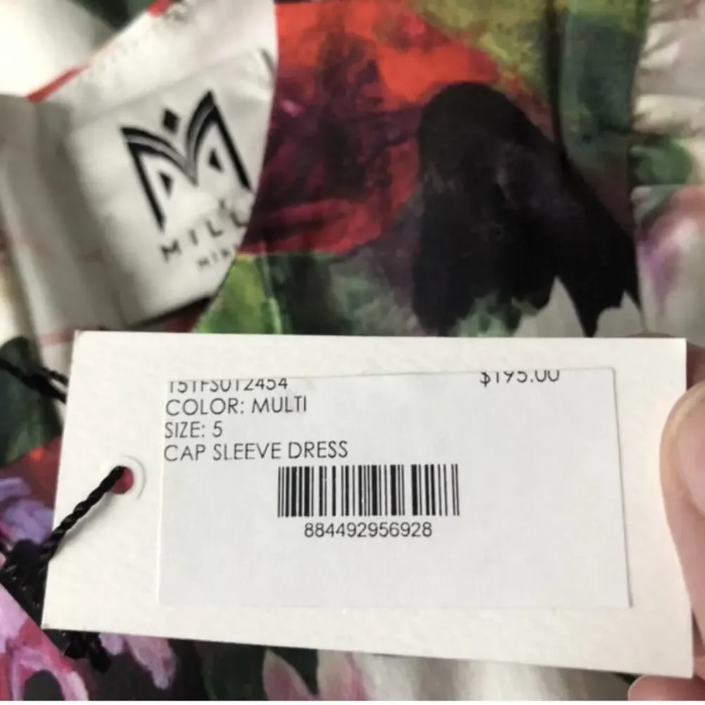 NWT Milly Minis Floral Party Dress Size 5